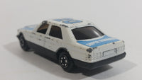 Yatming No. 820 Mercedes Benz 380SEL Super Runner #20 White Blue Die Cast Toy Car Vehicle