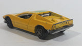 Summer Marz Karz No. 8805 Ferrari Testarossa '2001' Yellow Die Cast Toy Exotic Race Car Vehicle