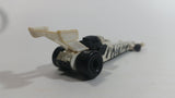 1993 Hot Wheels Dragster Funny Car White Black Die Cast Toy Race Car Vehicle McDonald's Happy Meal