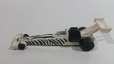 1993 Hot Wheels Dragster Funny Car White Black Die Cast Toy Race Car Vehicle McDonald's Happy Meal