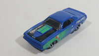 2013 Hot Wheels Workshop Performance '70 Plymouth AAR Cuda Blue Die Cast Toy Muscle Car Vehicle