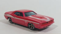 2012 Hot Wheels Muscle Mania - Mopar '70 Plymouth AAR Cuda Pink Die Cast Toy Muscle Car Vehicle