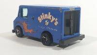 1999 Hot Wheels House Calls Delivery Truck Blue Die Cast Toy Car Vehicle