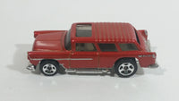 2010 Hot Wheels Hot Auctions Chevy Nomad Metalflake Dark Red Die Cast Toy Station Wagon Car Vehicle