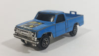 Vintage 1980s Road Champs Promotion Design Pickup Truck Blue Die Cast Toy Car Vehicle