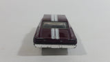 2010 Hot Wheels Muscle Mania '67 Dodge Charger Maroon Die Cast Toy Muscle Car Vehicle