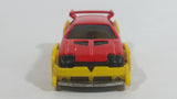 2010 Hot Wheels Hot Tunerz Flight 03 Red with Yellow Trim Die Cast Toy Car Vehicle