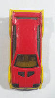 2010 Hot Wheels Hot Tunerz Flight 03 Red with Yellow Trim Die Cast Toy Car Vehicle