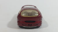 2001 Hot Wheels Skateboarders Deora II Dark Red Die Cast Toy Car Vehicle