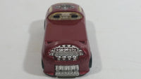 2001 Hot Wheels Skateboarders Deora II Dark Red Die Cast Toy Car Vehicle