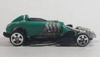 2002 Hot Wheels Saltflat Racer Green Die Cast Toy Car Vehicle McDonald's Happy Meal