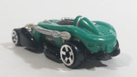 2002 Hot Wheels Saltflat Racer Green Die Cast Toy Car Vehicle McDonald's Happy Meal