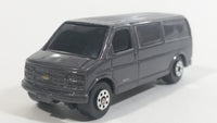 Maisto 2000 Chevrolet Express Van Dark Grey Die Cast Toy Car Vehicle