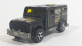 2001 Hot Wheels Armored Truck Always Safe Black Die Cast Toy Car Vehicle