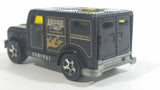 2001 Hot Wheels Armored Truck Always Safe Black Die Cast Toy Car Vehicle