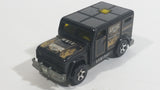 2001 Hot Wheels Armored Truck Always Safe Black Die Cast Toy Car Vehicle