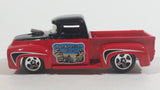 2015 Hot Wheels Road Trippin' Custom '56 Ford Truck Pan American Highway Red and Black Die Cast Toy Car Vehicle