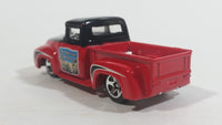 2015 Hot Wheels Road Trippin' Custom '56 Ford Truck Pan American Highway Red and Black Die Cast Toy Car Vehicle