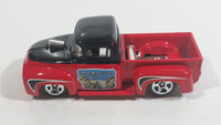 2015 Hot Wheels Road Trippin' Custom '56 Ford Truck Pan American Highway Red and Black Die Cast Toy Car Vehicle