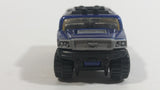 2004 Hot Wheels First Editions Rockster Blue Hummer Style Die Cast Toy Car Vehicle