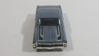 2012 Hot Wheels '66 Chevy Nova Metalflake Blue-Grey Die Cast Toy Muscle Car Vehicle