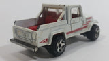 2009 Hot Wheels Heat Fleet Jeep Scrambler White Die Cast Toy Car Vehicle