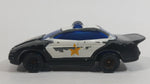 1997 Hot Wheels McDonald's Police Car Black White Die Cast Toy Car Vehicle