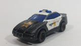 1997 Hot Wheels McDonald's Police Car Black White Die Cast Toy Car Vehicle