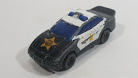 1997 Hot Wheels McDonald's Police Car Black White Die Cast Toy Car Vehicle