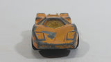 Vintage Corgi Juniors Growlers Marcos XP Orange Yellow Die Cast Toy Car Vehicle Made in Gt. Britain