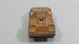 Vintage Corgi Juniors Growlers Marcos XP Orange Yellow Die Cast Toy Car Vehicle Made in Gt. Britain