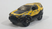 2001 Hot Wheels Isuzu VehiCross Yellow Die Cast Toy Car SUV Vehicle