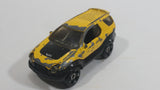 2001 Hot Wheels Isuzu VehiCross Yellow Die Cast Toy Car SUV Vehicle