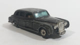 Vintage Yatming Rolls-Royce Phantom VI (Painted Black) Die Cast Toy Car Vehicle with Opening Doors - Hong Kong