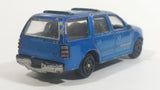 Motor Max Super Wheels Ford Expedition No. 6021 Blue Die Cast Toy Car SUV Vehicle