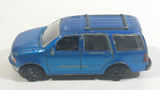 Motor Max Super Wheels Ford Expedition No. 6021 Blue Die Cast Toy Car SUV Vehicle