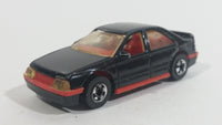 1991 Hot Wheels Peugeot 405 Black Die Cast Toy Car Vehicle