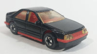 1991 Hot Wheels Peugeot 405 Black Die Cast Toy Car Vehicle