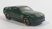 2010 Hot Wheels Faster Than Ever '07 Shelby GT500 Dark Green Die Cast Toy Muscle Car Vehicle