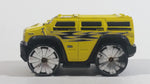 2004 Hot Wheels First Editions Blings Hummer H2 Yellow Die Cast Toy Car Vehicle