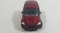 Motor Max Super Wheels Chrysler PT Cruiser No. 6016 Dark Red Die Cast Toy Car Vehicle