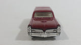 2010 Hot Wheels City Works Custom '66 GTO Wagon Fire Department Dark Red and White Die Cast Toy Car Vehicle