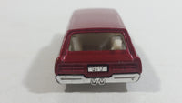 2010 Hot Wheels City Works Custom '66 GTO Wagon Fire Department Dark Red and White Die Cast Toy Car Vehicle