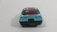 Yatming Chevrolet Corvette C4 Light Blue No. 809 Die Cast Toy Car Vehicle