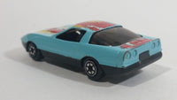 Yatming Chevrolet Corvette C4 Light Blue No. 809 Die Cast Toy Car Vehicle