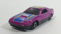 Yatming Mazda RX-7 Turbo Purple Super 8 No. 807 Die Cast Toy Car Vehicle