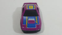 Yatming Mazda RX-7 Turbo Purple Super 8 No. 807 Die Cast Toy Car Vehicle