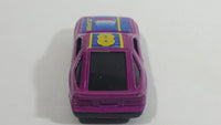 Yatming Mazda RX-7 Turbo Purple Super 8 No. 807 Die Cast Toy Car Vehicle