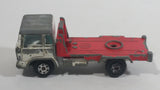 Vintage Yatming Semi Truck White with Red Back Die Cast Toy Car Vehicle