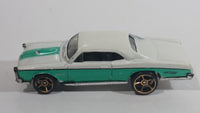 2010 Hot Wheels Faster Than Ever '67 Pontiac GTO White Die Cast Toy Muscle Car Vehicle